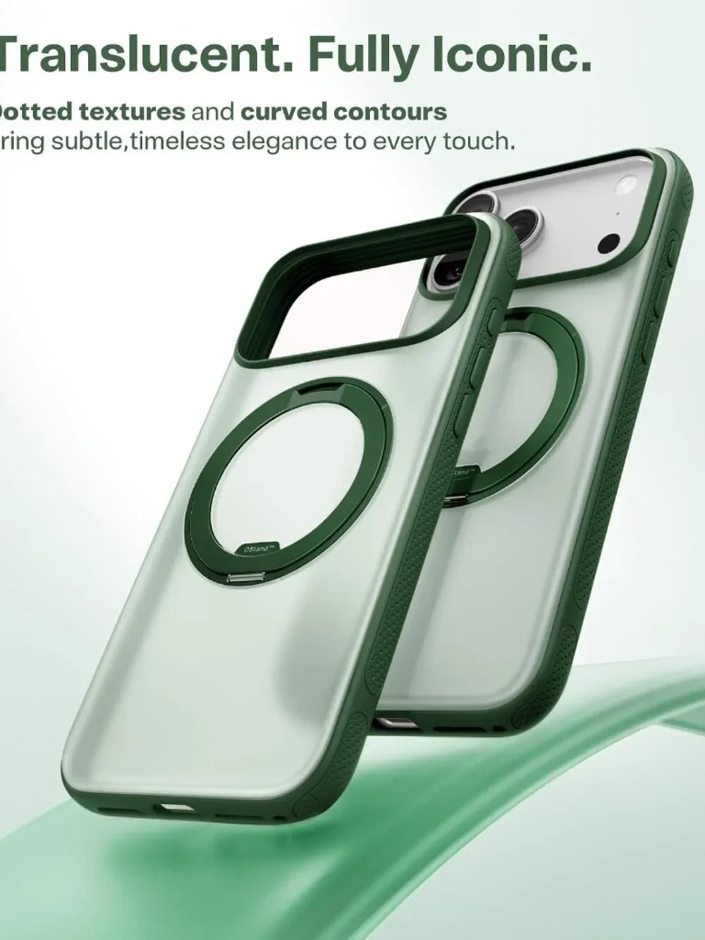 TORRAS 360° Magnetic Stand Case for iPhone 17 Pro MagSafe Rotating Kickstand